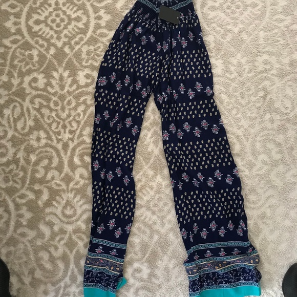 Stoosh Juniors' Printed Palazzo Pants - Picture 2 of 3